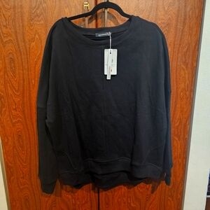 NWT Viscose dolman sleeves sweatshirt black oversized 😀